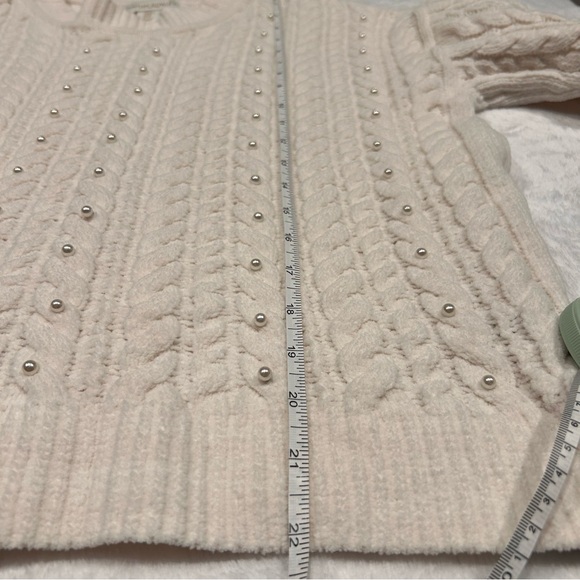 Cynthia Rowley Cream Cable Knit Sweater - Picture 11 of 12
